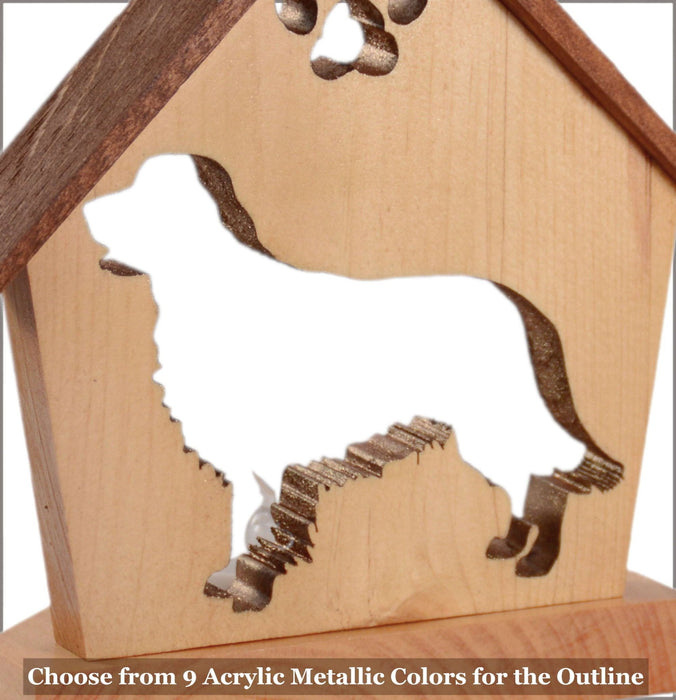 GOLDEN RETRIEVER Personalized Dog Memorial Gift | Doghouse LED Tealight - DogPound Creations