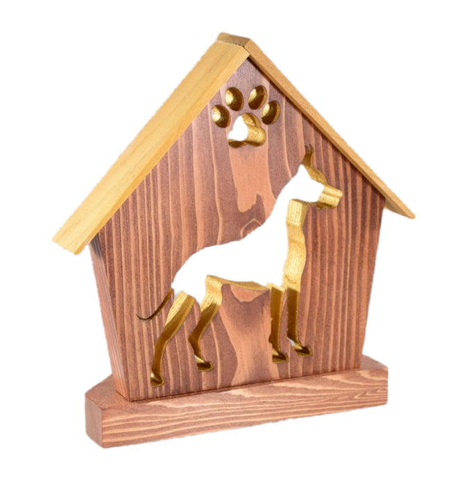 GREAT DANE Personalized Dog Memorial Gift | Doghouse LED Tealight - DogPound Creations