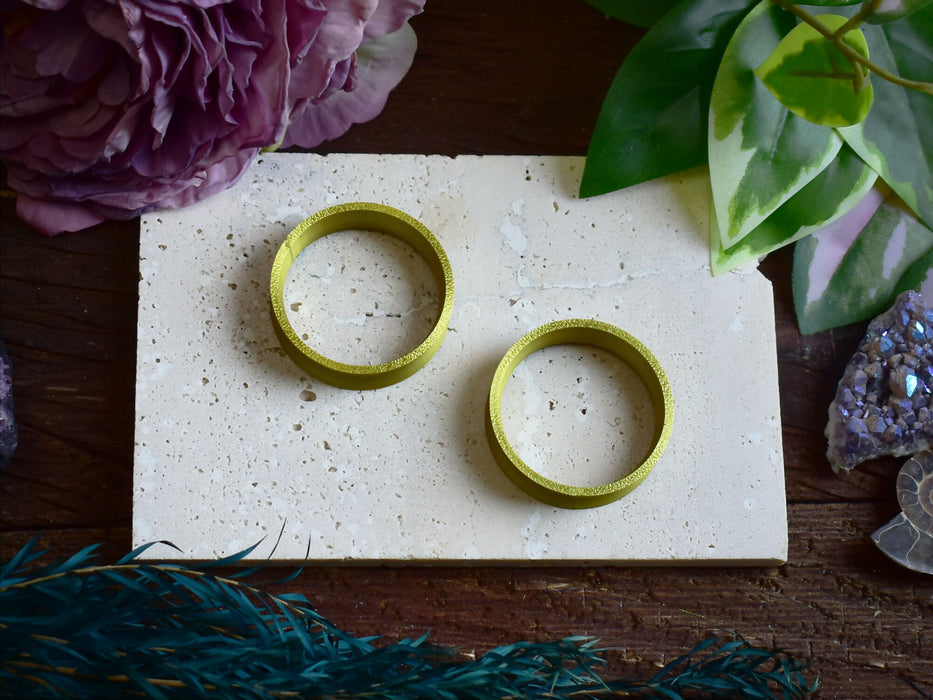 Ear Tunnels 10-100mm Gold | Pair |Ultra Light Thin-wall Ear Plugs | Gauge Earrings | Gauged Plugs