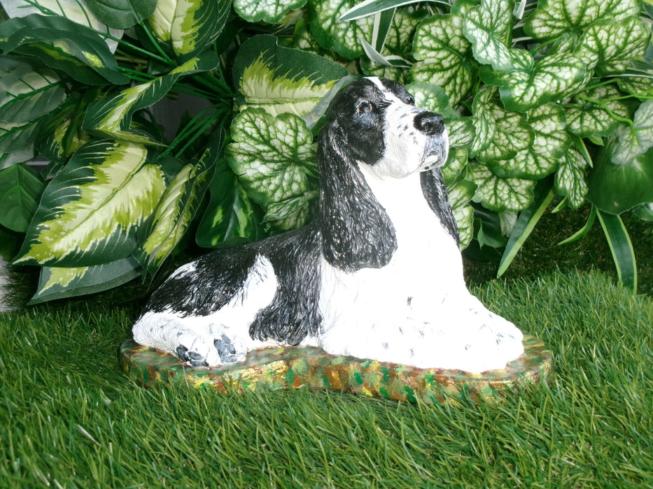Springer Spaniel Concrete Statue 5.5x10.5x7" High