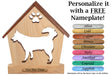HUSKY Personalized Dog Memorial Gift | Doghouse LED Tealight - DogPound Creations
