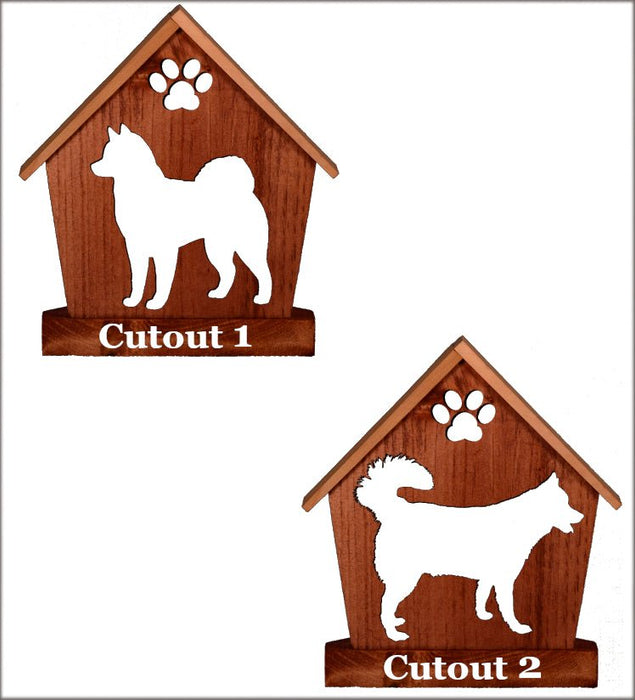 HUSKY Personalized Dog Memorial Gift | Doghouse LED Tealight - DogPound Creations