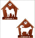 HUSKY Personalized Dog Memorial Gift | Doghouse LED Tealight - DogPound Creations