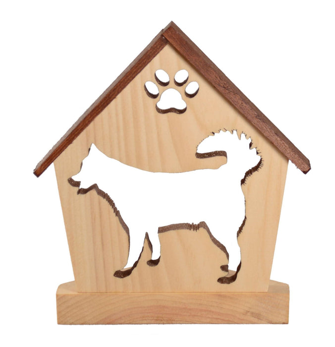 HUSKY Personalized Dog Memorial Gift | Doghouse LED Tealight - DogPound Creations