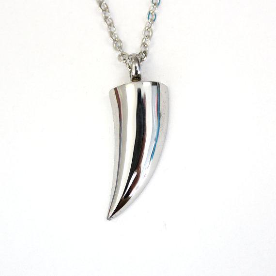 Wolf Tooth Necklace Urn Cremation