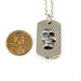 Silver Skull Necklace Cremation Urn - Moon Raven Designs