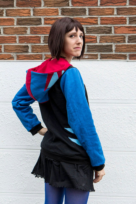 Undertale Undyne inspired cosplay hoodie