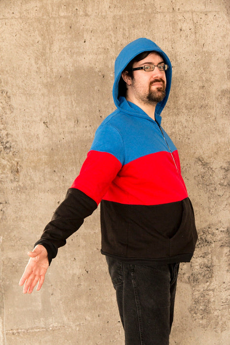 Polyamory pride flag hoodie