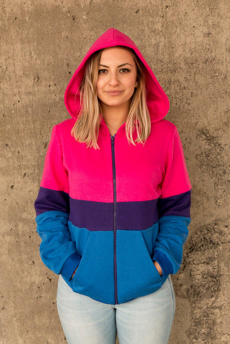 Bisexual pride flag hoodie