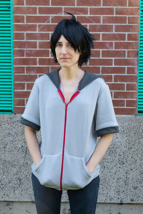 Koyomi Araragi hoodie cosplay from Bakemonogatari, Nisemonogatari, Monogatari series