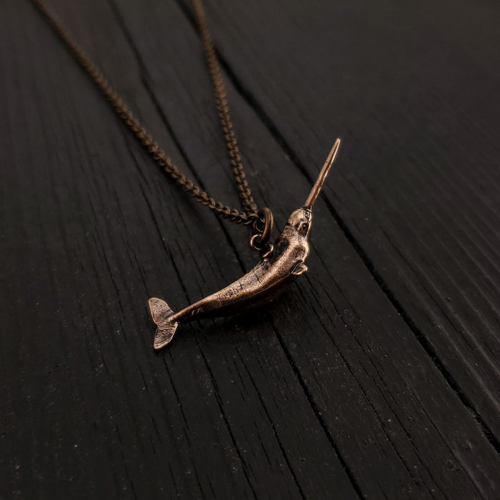 Narwhal Charm Pendant Necklace