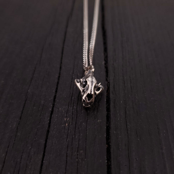 Cat Skull Pendant Necklace