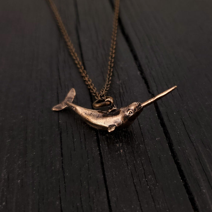 Narwhal Charm Pendant Necklace