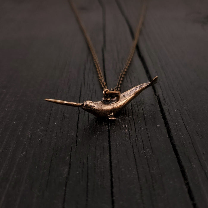 Narwhal Charm Pendant Necklace