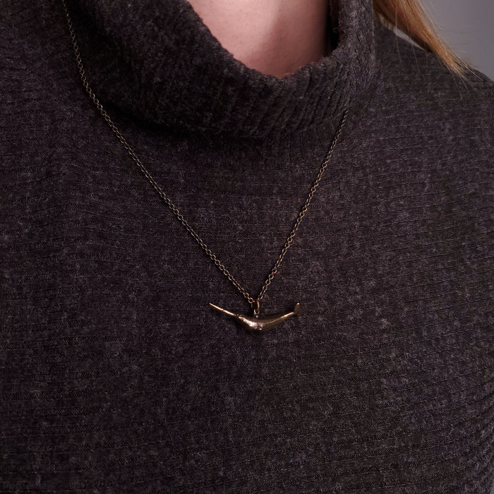 Narwhal Charm Pendant Necklace