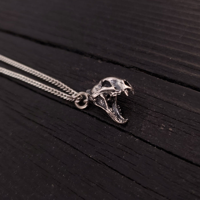 Cat Skull Pendant Necklace