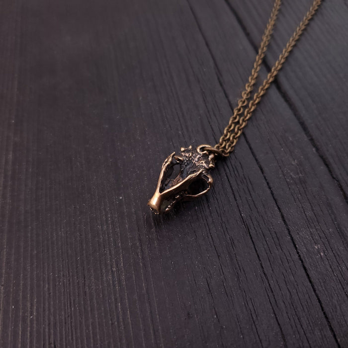 Grizzly Bear Skull Necklace