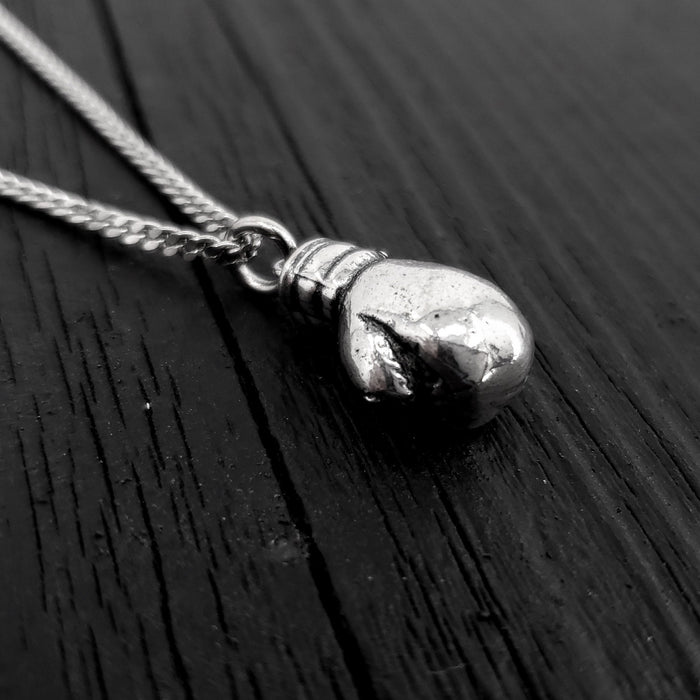 Boxing Glove Charm Pendant Necklace