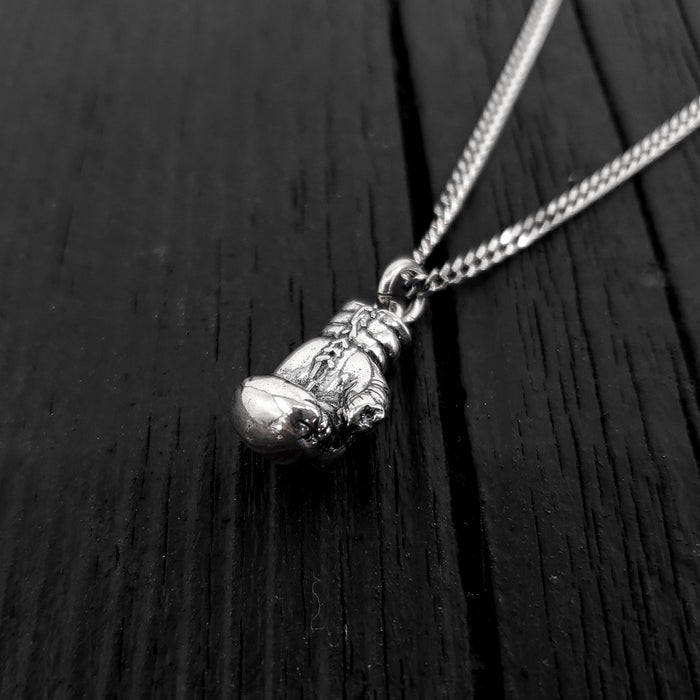 Boxing Glove Charm Pendant Necklace