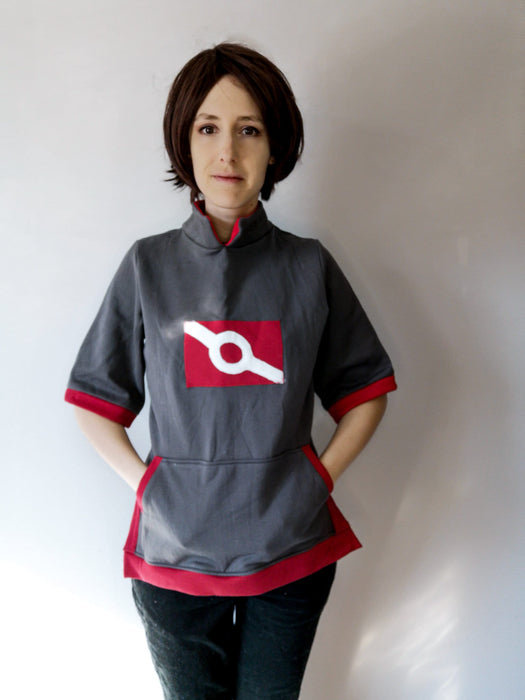 Goh inspired cosplay hoodie from Pokemon Journeys