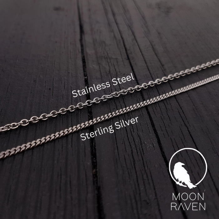Cat Claw Necklace - Sterling Silver Charm With Oxidized Finish Pendant