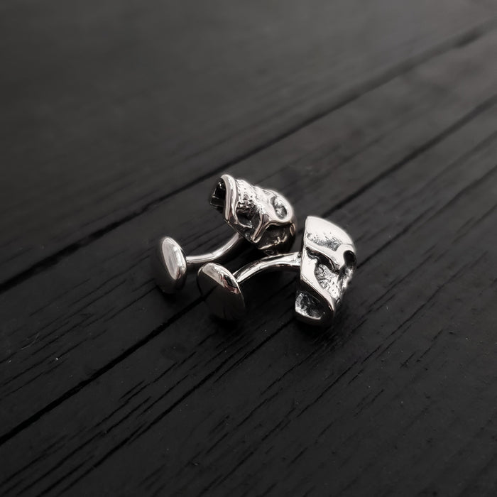 Human Skull Cufflinks
