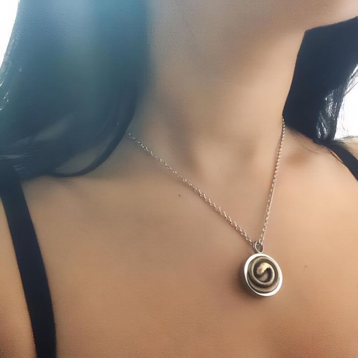 Bronze Snake Urn Necklace - Moon Raven Designs