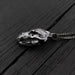 Grizzly Bear Skull Necklace - Solid Hand Cast Jewelers Bronze - Three Dimensional Detail - Polished Oxidized Finish - Multiple Chain Lengths