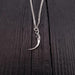 Rattlesnake Fang Charm Pendant Necklace - Moon Raven Designs 