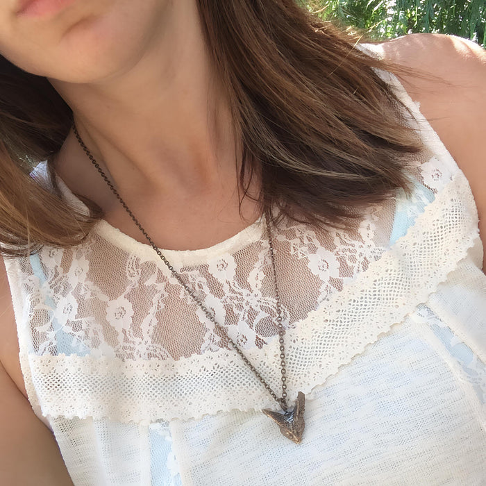 Fennec Fox Necklace – Handcrafted Fox Pendant by Moon Raven Designs