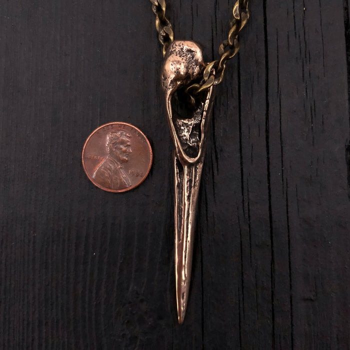 Heron Skull Necklace