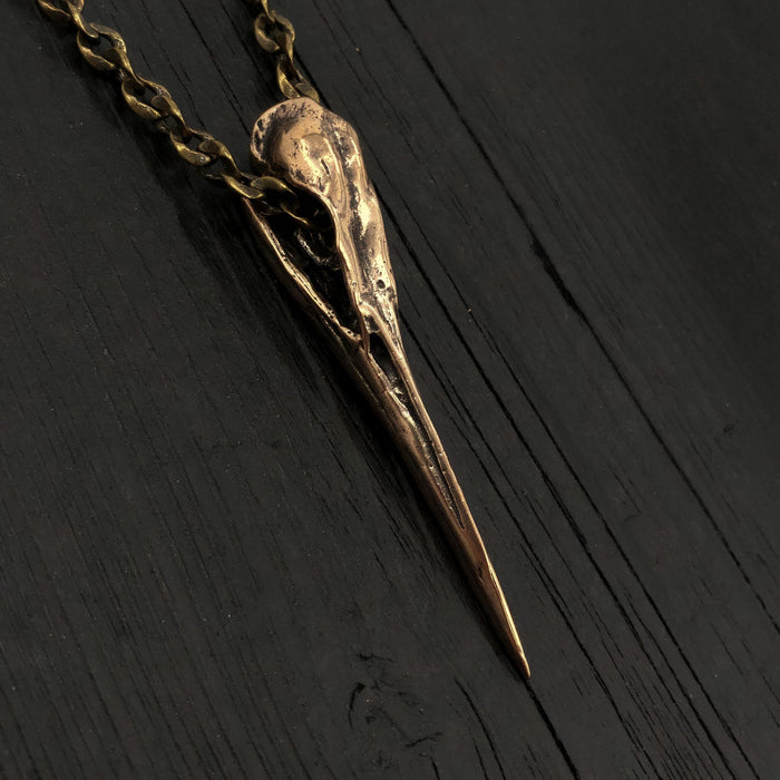 Heron Skull Necklace