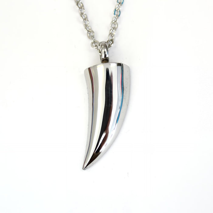 Wolf Tooth Cremation Necklace – Memorial Keepsake That Holds Ashes