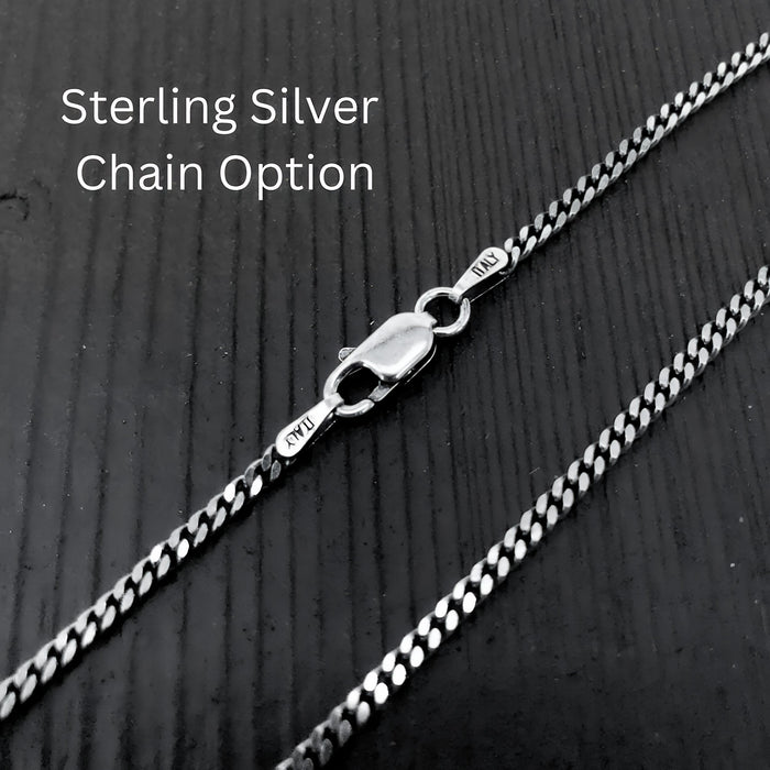 Silver Spruce Necklace – Hand Cast Sterling Silver Tree Charm Pendant