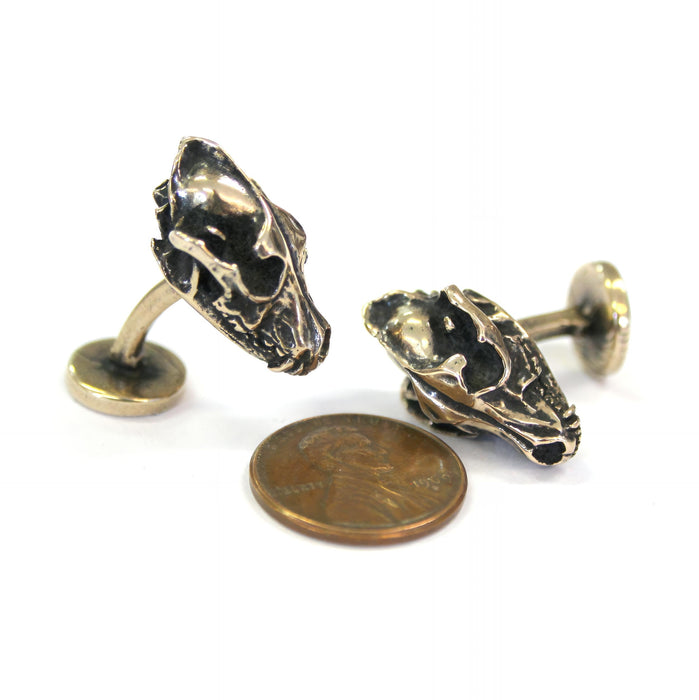 Wolf Skull Cufflinks