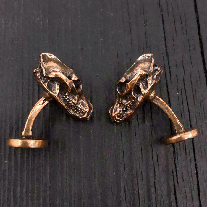 Wolf Skull Cufflinks