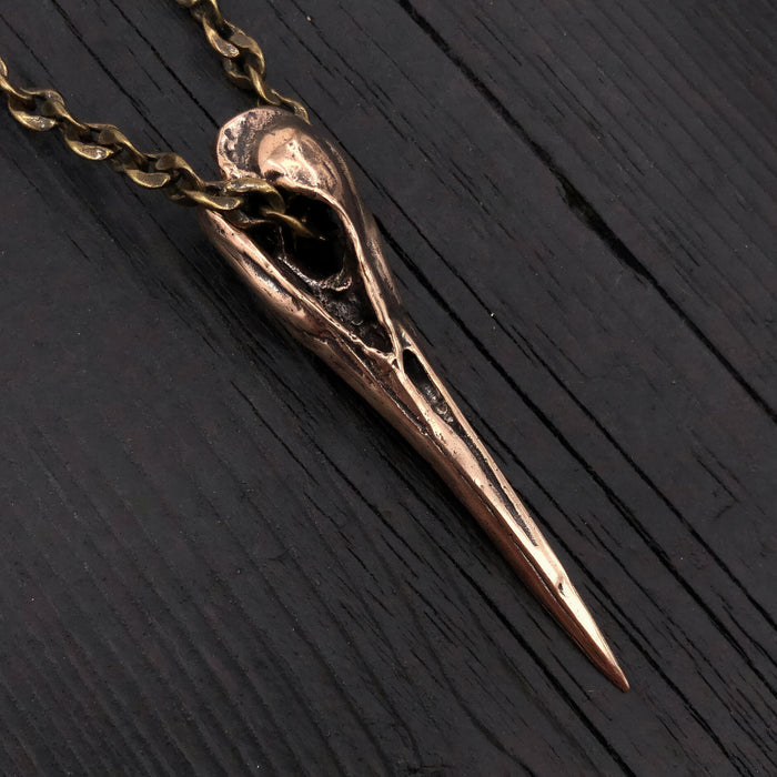 Heron Skull Necklace