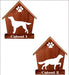 IRISH SETTER Personalized Dog Memorial Gift | Doghouse LED Tealight - DogPound Creations