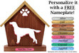 IRISH SETTER Personalized Dog Memorial Gift | Doghouse LED Tealight - DogPound Creations