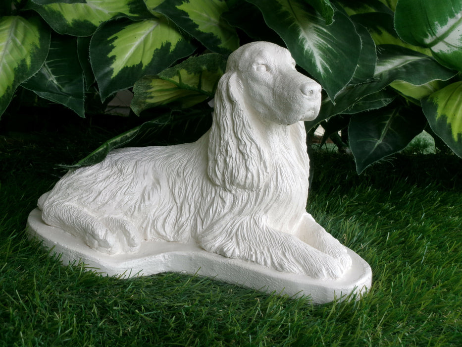 Springer Spaniel Concrete Statue 5.5x10.5x7" High