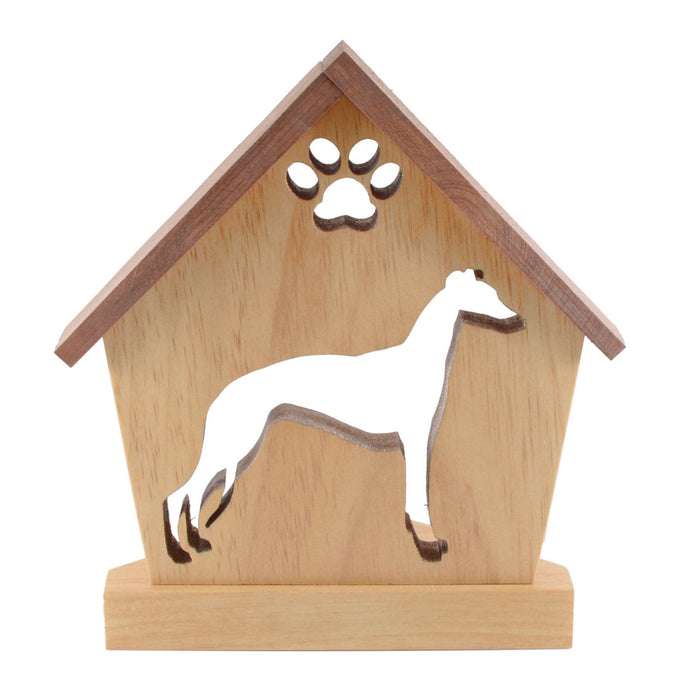 ITALIAN GREYHOUND Personalized Dog Memorial Gift | Doghouse LED Tealight - DogPound Creations