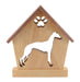 ITALIAN GREYHOUND Personalized Dog Memorial Gift | Doghouse LED Tealight - DogPound Creations
