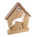 ITALIAN GREYHOUND Personalized Dog Memorial Gift | Doghouse LED Tealight - DogPound Creations