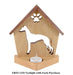 ITALIAN GREYHOUND Personalized Dog Memorial Gift | Doghouse LED Tealight - DogPound Creations