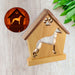 ITALIAN GREYHOUND Personalized Dog Memorial Gift | Doghouse LED Tealight - DogPound Creations