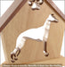 ITALIAN GREYHOUND Personalized Dog Memorial Gift | Doghouse LED Tealight - DogPound Creations