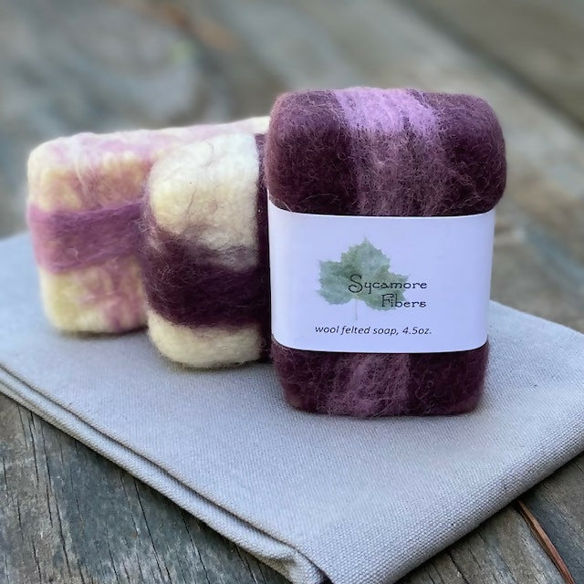 Wool Felted Soap Bars