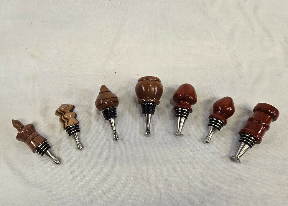 Bottle Stopper - Stainless Steel - Abstract Shapes