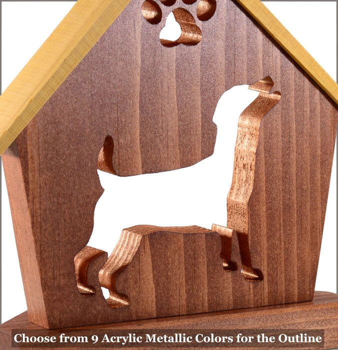 JACK RUSSELL Personalized Dog Memorial Gift | Doghouse LED Tealight - DogPound Creations