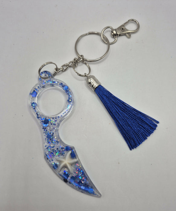 Blue Ocean Safey Keychain